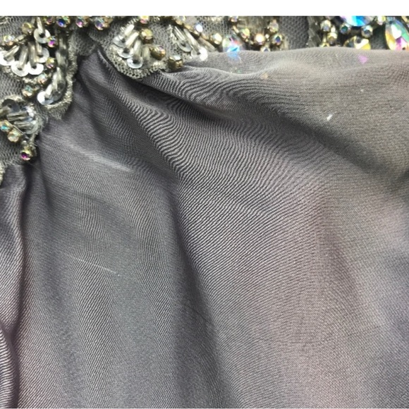 Tony Bowls embellished bodice fit and flare long gown - Picture 9 of 9